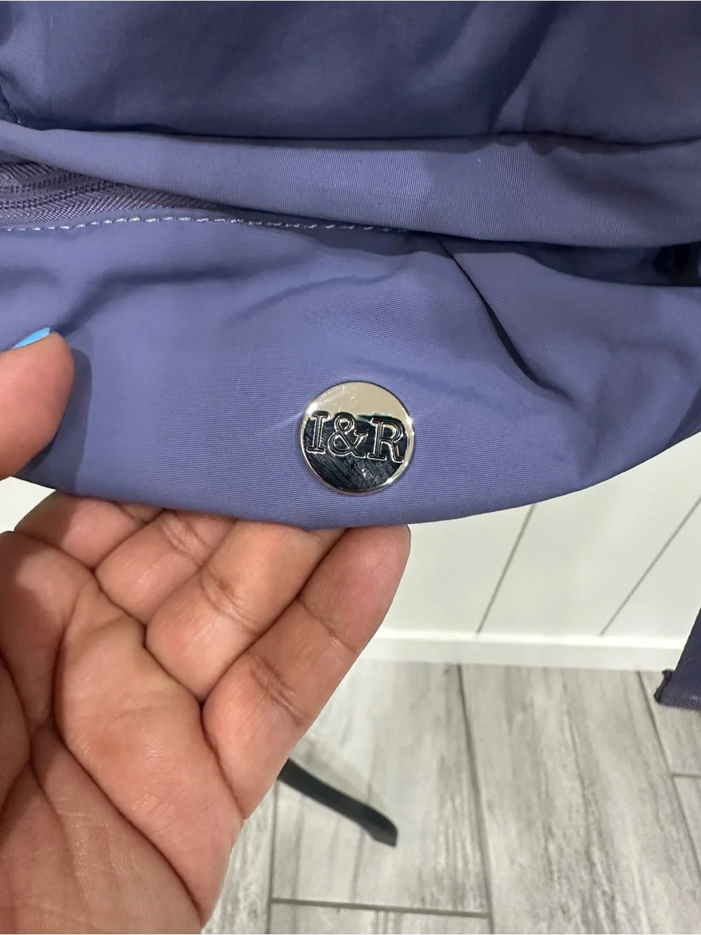 Lavender Nylon Backpack